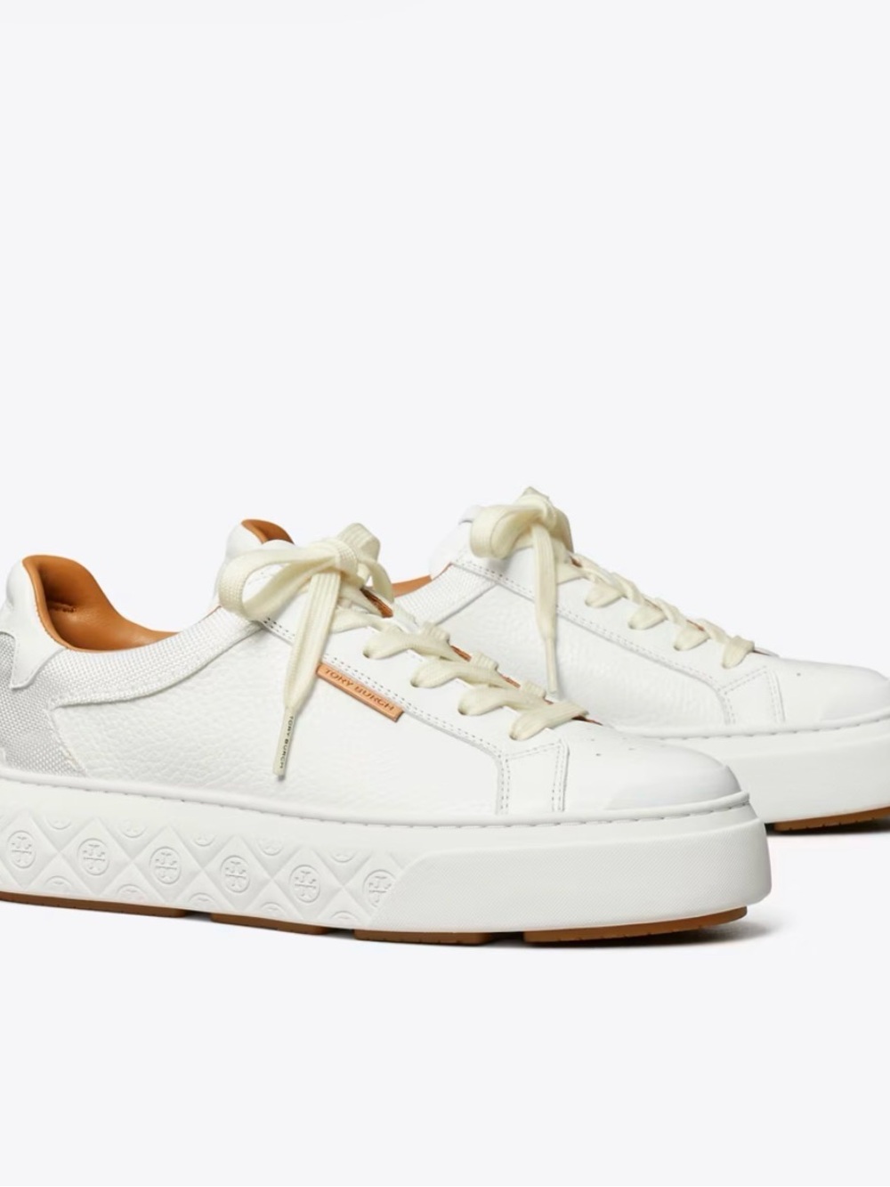 Tory Burch Ladybug Leather Platform Sneakers